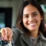 Amira Chaudhry with car keys